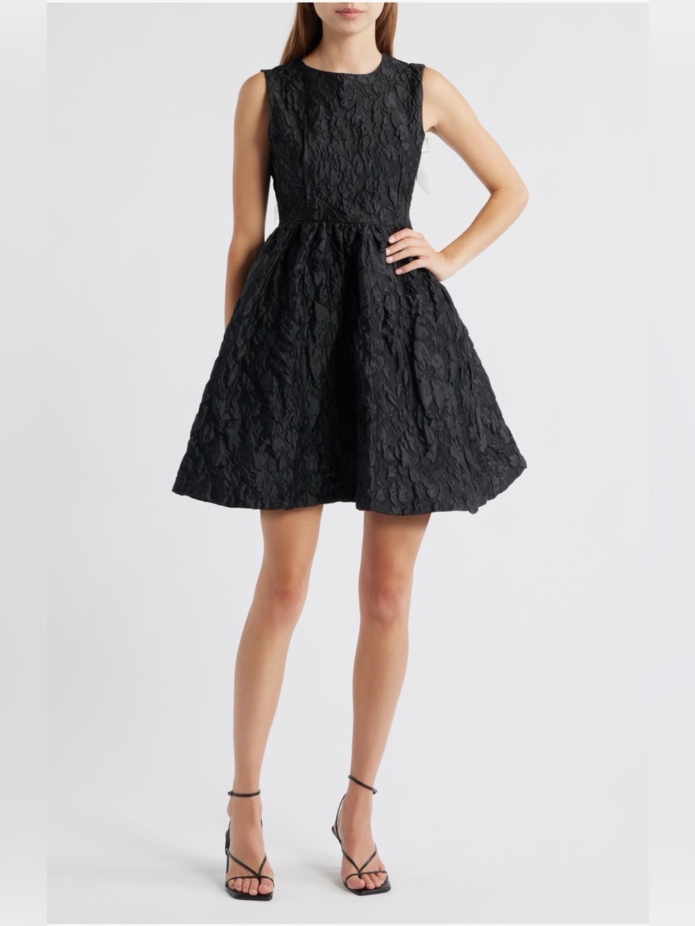 Sister Jane Lucia Jacquard Open
Back Minidress